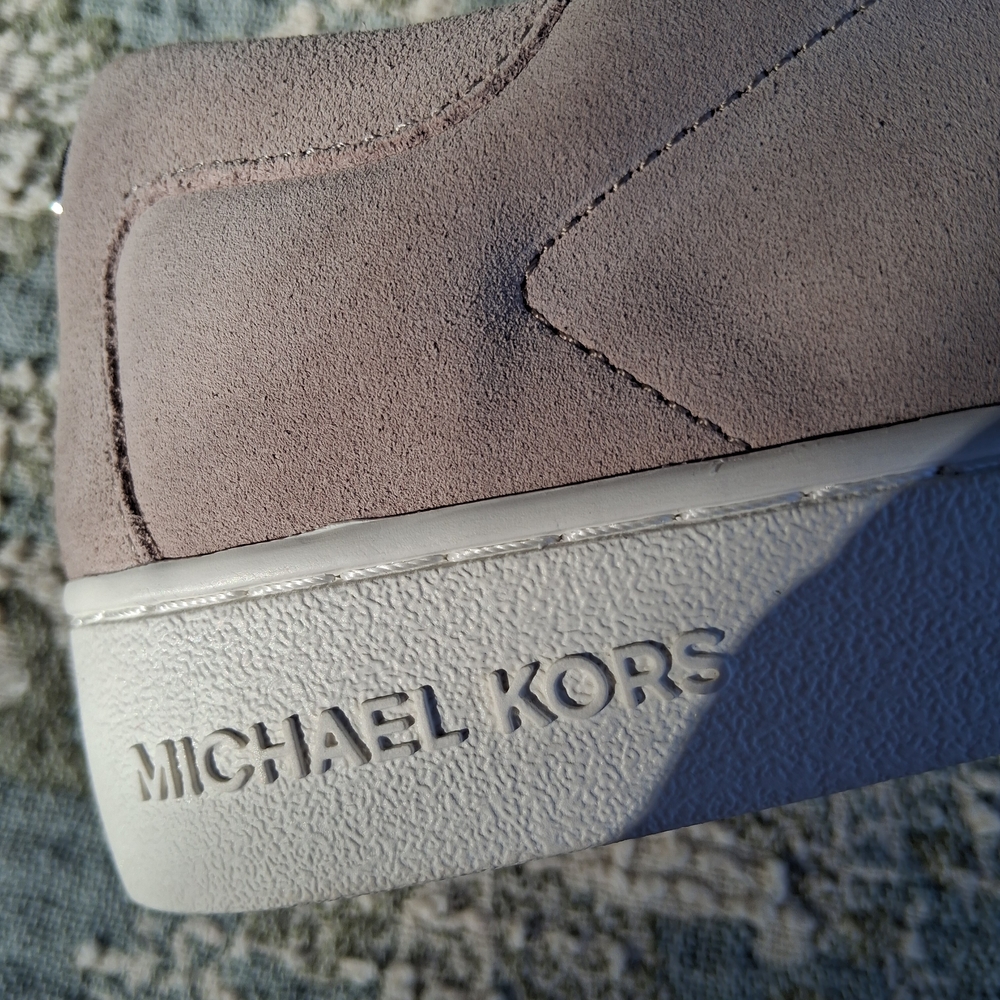 NEW MICHAEL Michael Kors Keaton Kiltie Sneakers Sz.6 Boho Casual Fringe - Picture 10 of 14